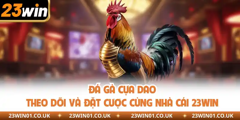 Đá Gà Cựa Dao - Xem Trực Tiếp Lượt Trận Đá Gà Kịch Tích 3 Theo dõi và đặt cược cùng nhà cái 23Win