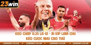 Kèo Chấp 0.25 Là Gì - Bí Kíp Làm Chủ Kèo Cược Như Cao Thủ